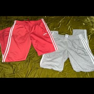 2 pairs Adidas Women’s Size Medium Pants